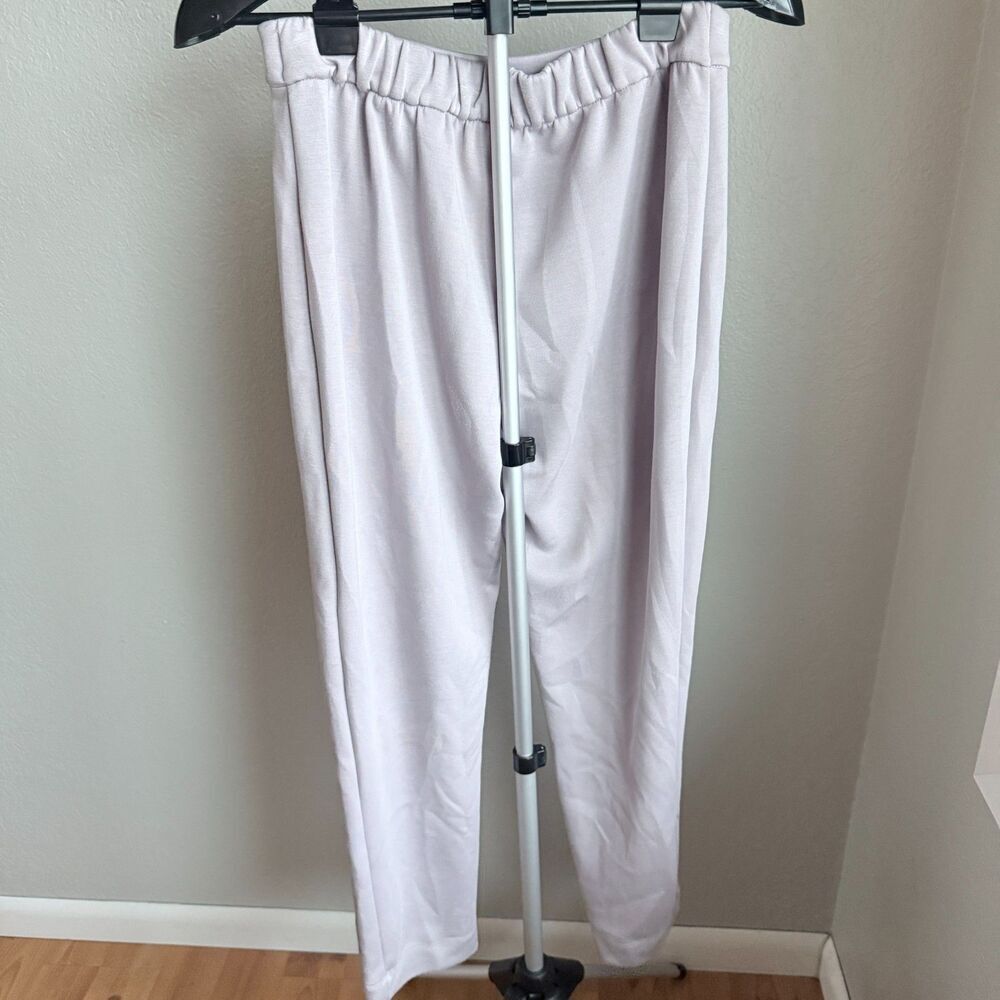 Elie Tahari Blush Pink Pull On Stretch Comfort Soft Dress Pant Slacks Office S - Picture 2 of 5